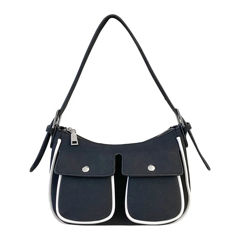 Custom Tote Wholesale Latest Design Fashion Shoulder Bag with Zipper Ladies Shoulder Bag Woman Handbags Velvet