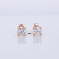 Starsgem 14k Gold Moissanite Earrings Stud 8mm 7mm 6mm 5mm Man Made Diamond Trendy Stud Earrings.