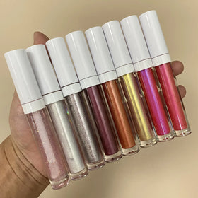 Hottest Selling Private Label Natural Nude Plastic Tube Liquid Lipstick High Pigment Waterproof Liquid Lipgloss for Daily Life