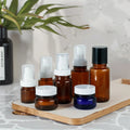 Eco-Friendly 100ml Cosmetic Skincare Packaging PET Bottle Toner Amber Plastic Empty Lotion Pump Press Spray Face Mask Wigs