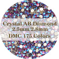 N-ZS010 CRYSTAL Clear AB Non Hotfix 2028 Flatback Rhinestones Diamond Painting Accessories Round/square Stone Resin Beads
