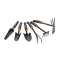 Outdoor Green House Supplies Wheat Straw Handle Trowel Transplanter Cultivator Fork Garden Hand Tool Set