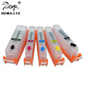 Europe PGI-580 581 5Colors Refillable Ink Cartridge With Chip for Canon TS705 TR7550 TR8550 TS6150 TS8150 TS9150 9155 Printer