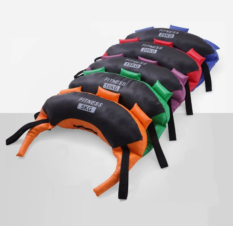 Gym Fitness Strength Training PVC Arc Croissant Energy Power Bag Bulgarian Bag