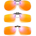 Wholesale Customized Orange Lens Flip up Clip on Anti Blue Light Blocking Filter Computer Gaming Glasses