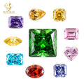Hot Selling High-quality 5A Princess Square Cut Loose Cubic Zirconia