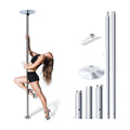 Steel Static Strip Tube Pole Dancing Equipment for Beginners and Professionals in Home or Bedroom for Spinning