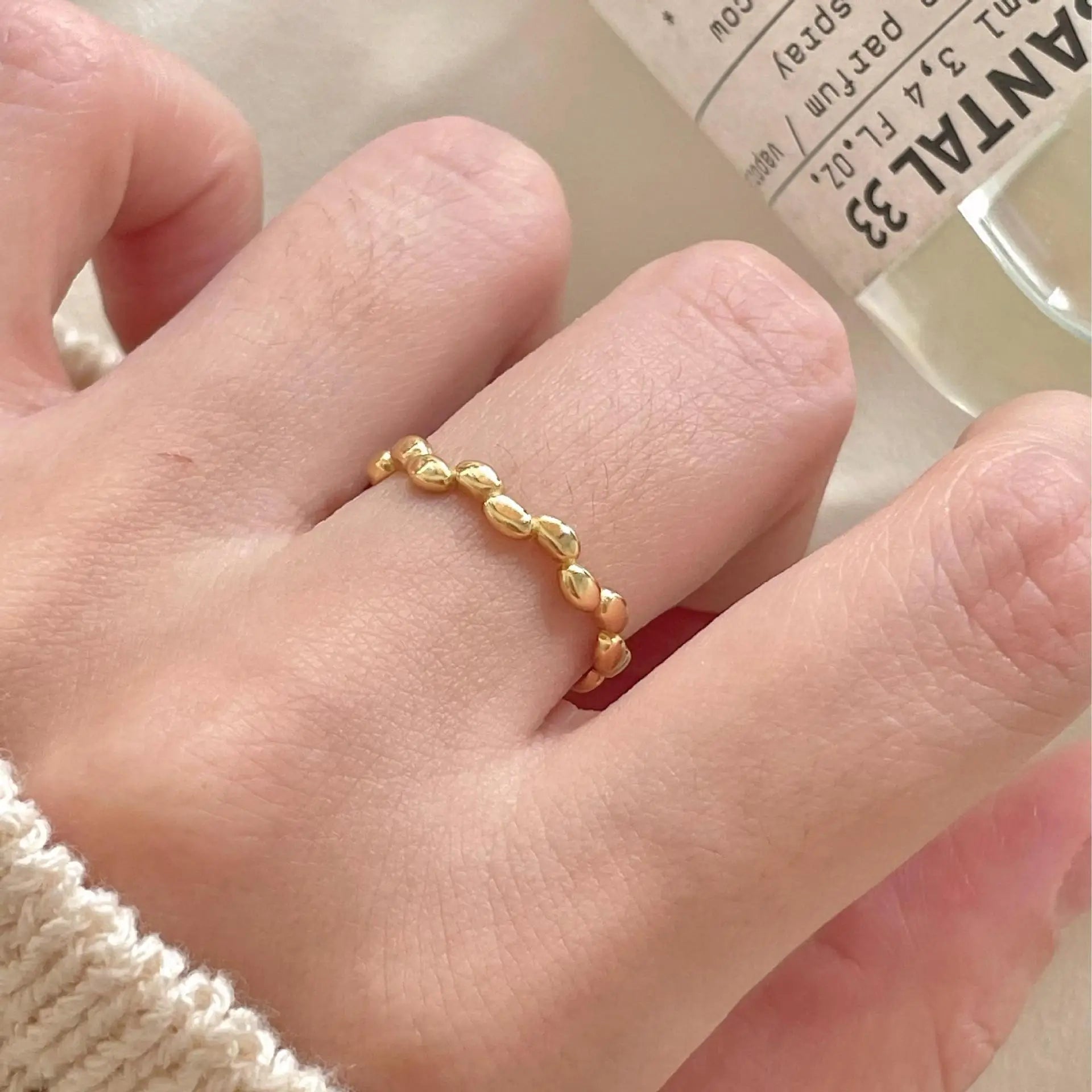 Vianrla 925 Sterling Silver Fashion Simple Durable Silver Color Ring Width Open Finger Ring for Women