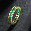 Designer Inspired Jewelry Natural Emerald K18  Real Gold  Ring Price