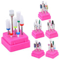 TAMAX NAD009 Nail Polisher Nail Drill Ceramic Head Replacement Accessories Stainless Steel Grinding Bits for Acrylic Nails