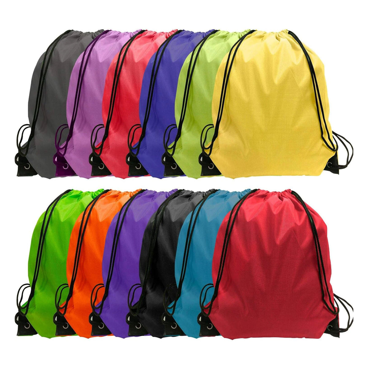 Customized Nylon Polyester Drawstring Promotional Sports Backpack Gym Backpack Gym Bag