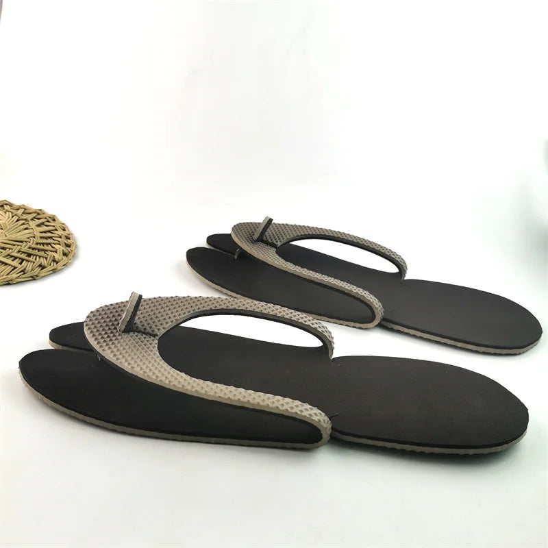 Factory Custom Colorful Unisex Pedicure Flip Flops EVA Slippers Hotel Disposable Flip Flop 5mm Thick EVA Sole High Quality
