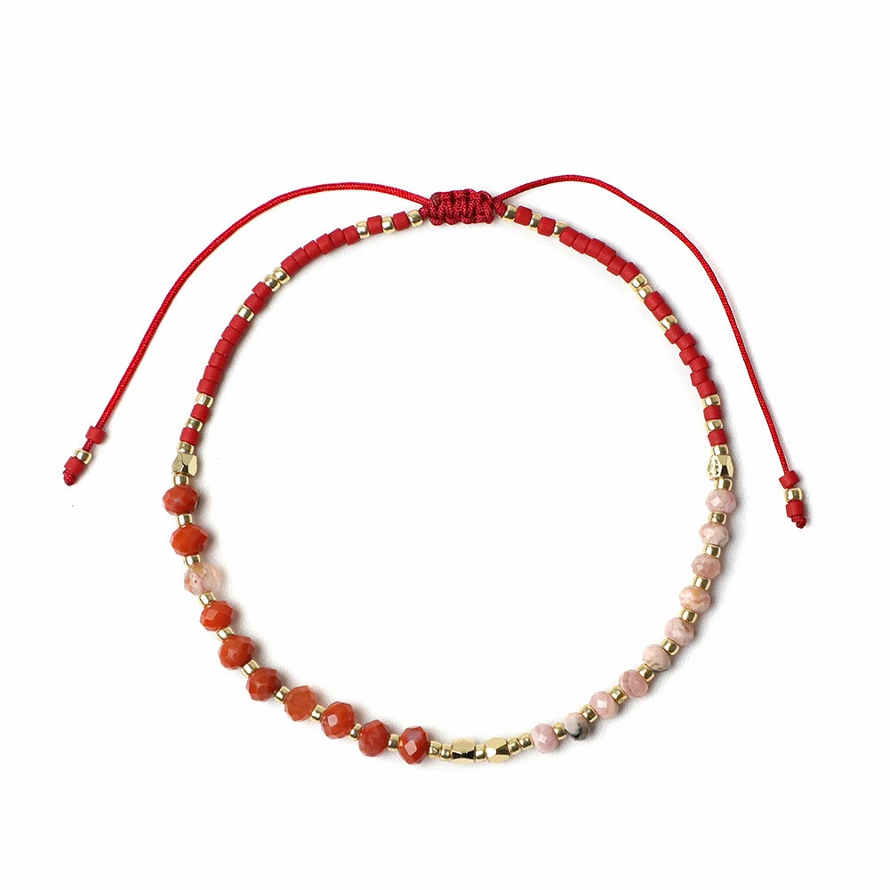 New Arrival Boho Handmade 18K Gold Plated Ball Shape Miyuki Beads Bracelets for Women Wedding Party & Anniversary Gift