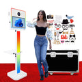 Fashion LED Frame Portable Selfie Digital Photo Booth DSLR With 15.6 Inch Touch Screen Camera Photobooth Machine for Events