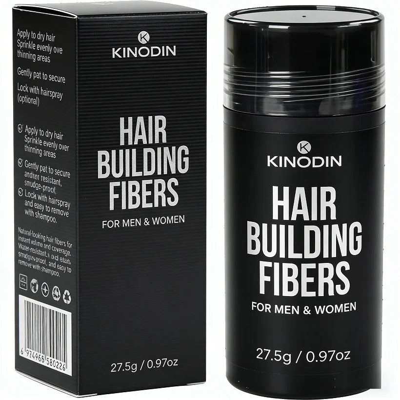 10 Colors Hair Powder Spray Thin Thick Keratin Natural Topik Kit Refill Hold Private Label Black Hair Building Fibers
