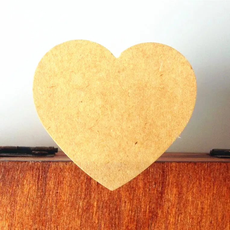 100pcs/pack Vintage Romantic Heart Design Kraft Paper Self Adhesive Seal Label Sticker for Gift Packing Nice Retro Sticker