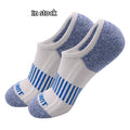 Women's Striped Cotton Athletic Running Socks Terry Padded Ankle Knitted Custom Logo Gym Sport Socks for Autumn Digital