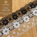 Wave Shaped Embroidered Lace Water-Soluble Lace for Wedding Dresses Formal Clothing & Children's Shoes Accessory