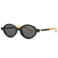 STORY KD8765 Vintage Oval Frame Sunglasses Thin Leg Round Shades Glasses Punk Retro Eyewear Frame for Men