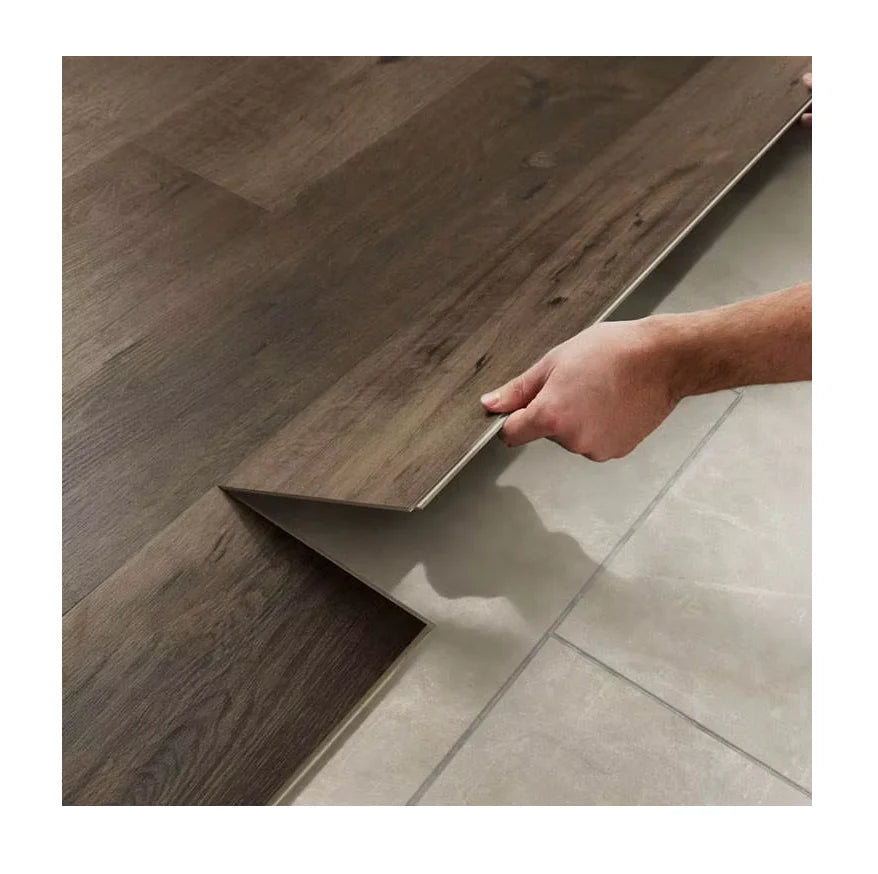 Waterproof Stone Plastic Composite Hybrid Wood Floor Tile Price 1220mm X 180mm Royal Spc Vinyl Flooring Supplier
