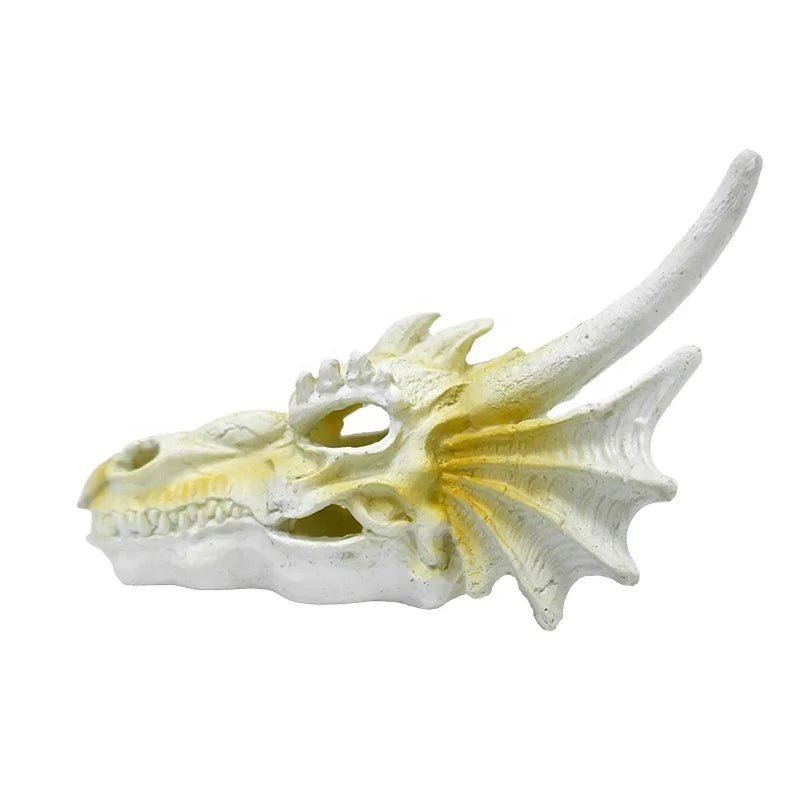 Wholesale 20 cm Eco-Friendly Dragon Head God Aquarium Decor Resin Material for Aquatic Landscape Fish Tank for Living Room Decor