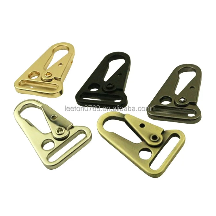 Stock Supply Bag Accessories 5 Colors 25mm 1.0inch Strong and Durable Metal HK Snap Hook