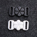 Deepeel CN311 10/15mm DIY Sewing Clothing Accessories Swimsuit Underwear Adjustment Buckle Plastic Resin Front Closure Clip