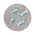 100pcs Vintage Tibetan Silver Dog Dachshund Charms 20x13mm Cartoon Animal Handmade Pendant Making Fit for Bracelet Necklace