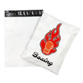 RONGWEN Custom LOGO Thank You Self Sealing Bulk Padded Shipping Supplies Matte Light Grey Postal PolyMailers Envelopes