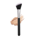 New Design Cosmetic Black Single Custom Kabuki Highlighter Brush Makeup