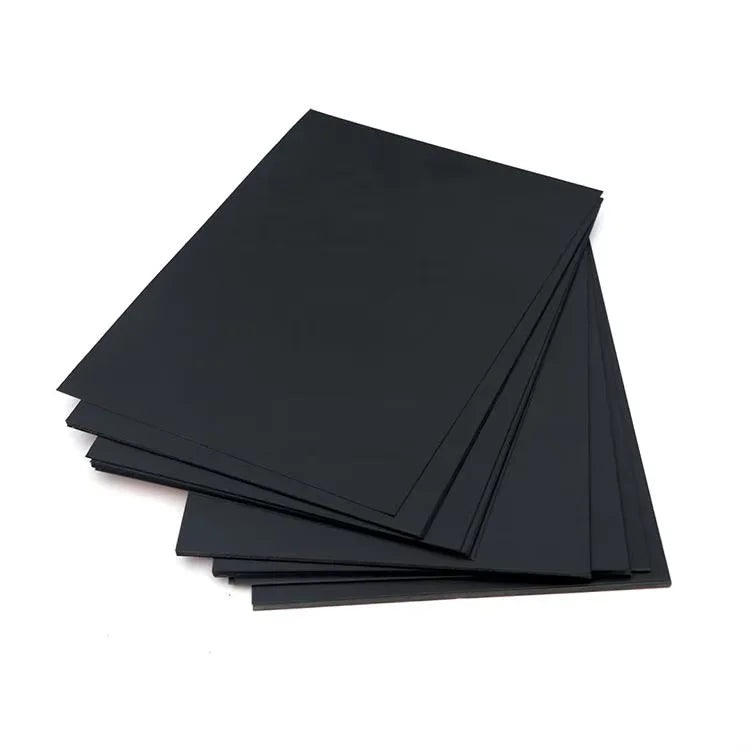 Gift Small Packaging Cardboard: Custom Eco-friendly Black Cardboard Thick Black Paper Board Roll.