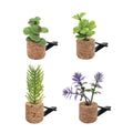 Mini Succulent Plants Magnetic Cork Planter Car Air Vent Clip Interior Decor