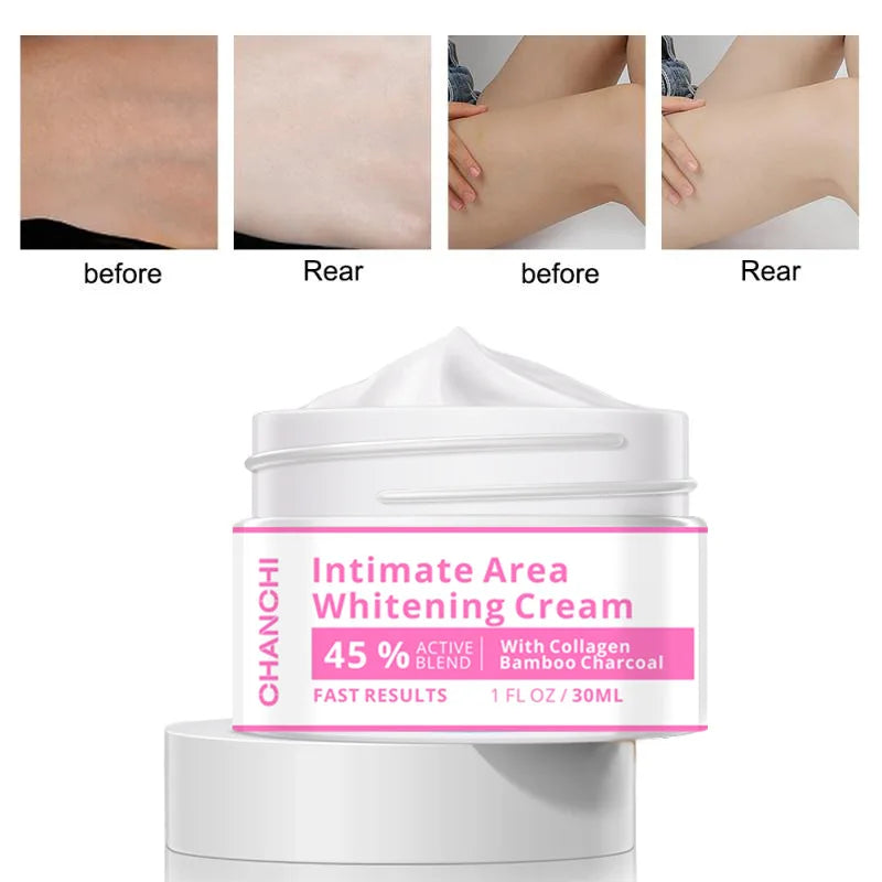 Best Neck Strong Skin Whitening Glow Cream for Wholesale Whitening Cream for Sensitive Areas Intimate Area Whitening Cream 30Ml