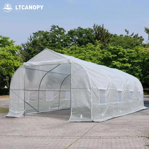 Litong Customized Outdoor Waterproof Awning Fabric Greenhouse Cultivation clear Tarp PVC Grow Tent Tarpaulin Manufacturer