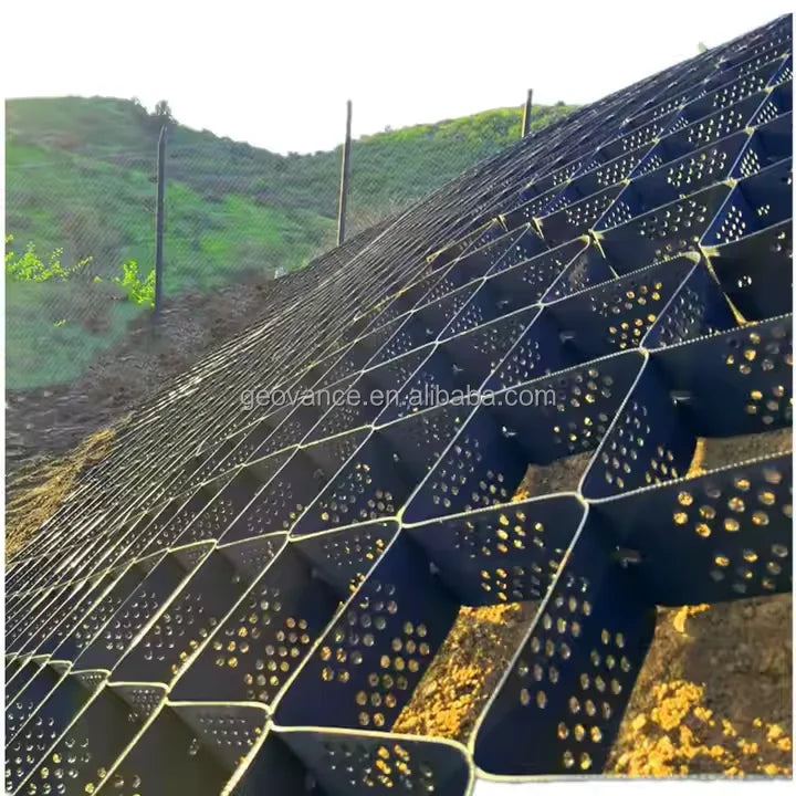 Ground Stabilizer Geocell Retaining Wall HDPE Geocell Slope protection Geocell for Road