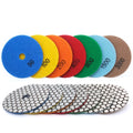 3"/4" Dry Polishing Pad Sharp Type Flexible Diamond Polishing Pad for Granite Marble Stone Sanding Disc