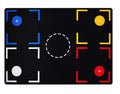 Manufacturer Direct Selling 94*67*0.3cm Children's Foot Pad Rubber Anti-Skid Basketball Training Mat