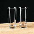 2oz Clear Tall Shooter Glasses Tequila Shot Cups with Heavy Base for Bars & Parties