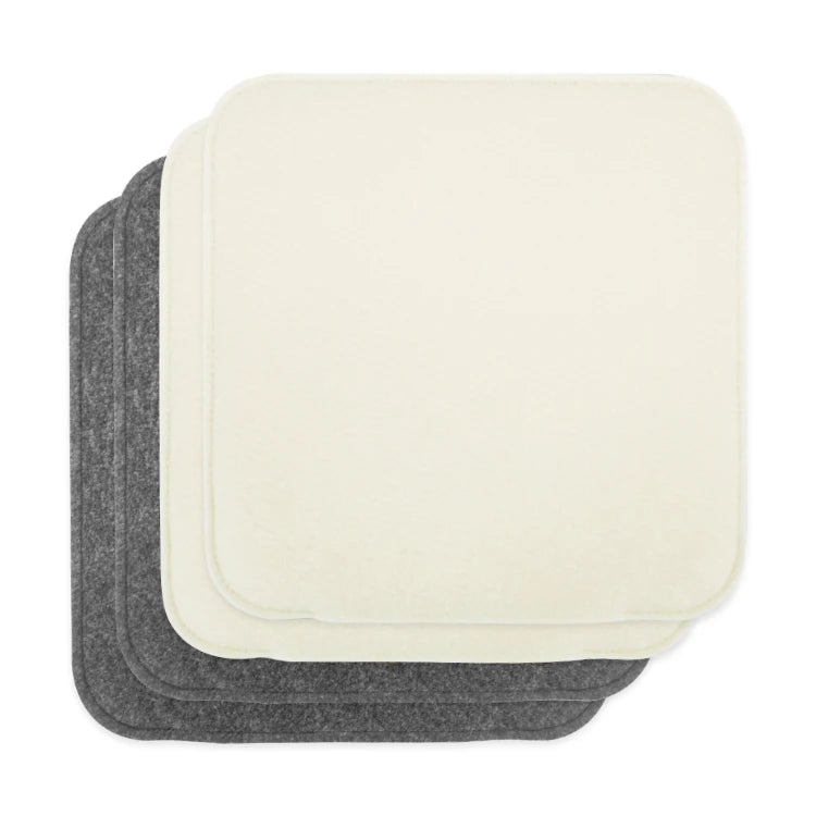Double Color Square Memory Foam Seat Cushion Pillow 100% Polyester Felt 35x35cm 2.5cm Thick Removable & Washable