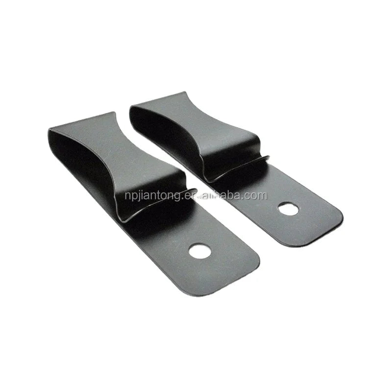 ISO9001 Certificated Factory Custom Stainless Steel 65 Mn Spring Steel Nickle Plating Hanging Clip Metal Clip