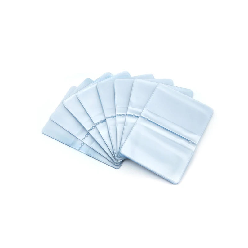 Factory Waterproof Transparent PVC Id Card Holder Plastic Bank Card