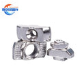 Manufacturer's Galvanized M3/M10 Eye Cap Rivet Nuts Metric 4040 T Nut Metal Carbon Stainless Steel 304 Bolts Nuts Eye Cap Finish