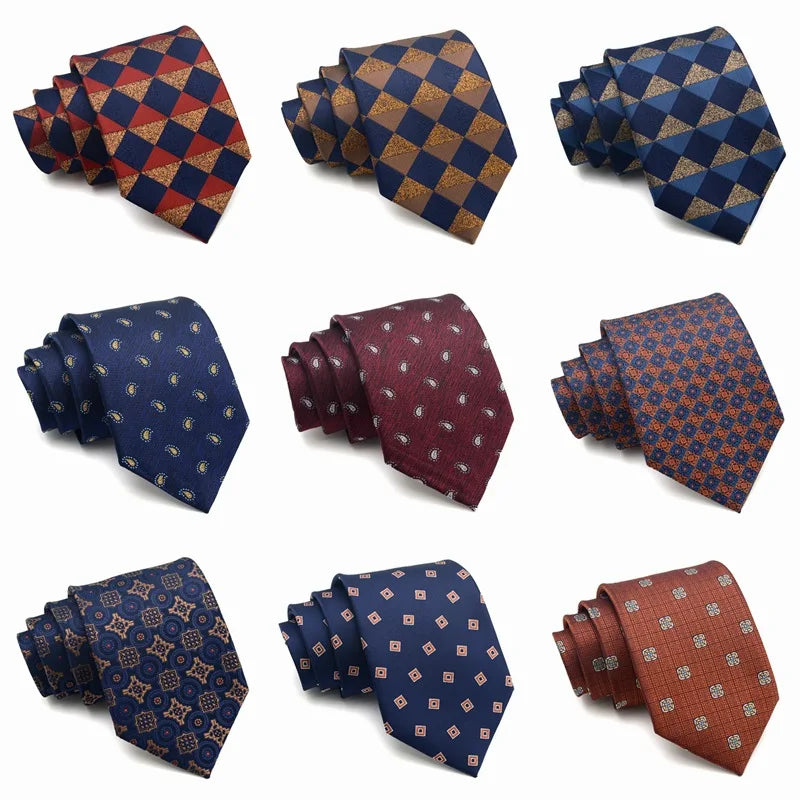 8CM New Arrival Customizable Logo Vietnam Luxury Elegant Navy Blue Black Silk Striped Ties