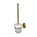 HOMEDEC Hands-Free Toilet Brush Holder Contemporary Stainless Steel Rust Proof Wall Mounted Set Eco-Friendly Deep Cleaning