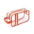 Large Capacity Women Transparent PVC Tool Bags Custom Waterproof Makeup Plastic Bag Portable Wash Storage Bag for Outdoor Travel