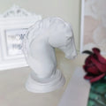 D-8074 Horse Head Silicone Candle Mold Animal Steed Gypsum Form Sculpture Art Crafts Handmade Tools Scented Wax Mould Home Decor