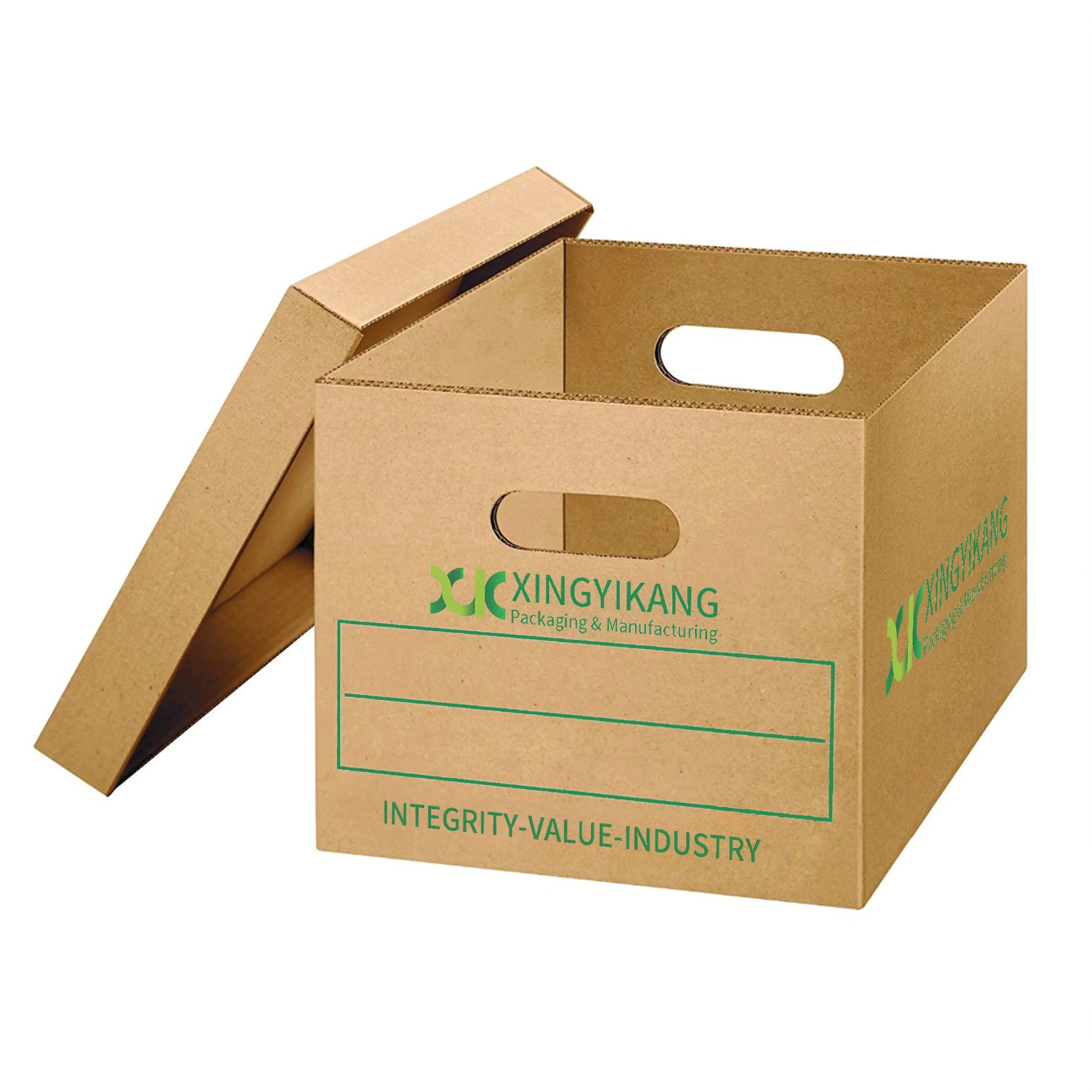Kraft Box Smooth Move TV/Picture/Mirror Moving Box Medium 21 X 17 X 17 Inches Easy Carry Handles Carton Box