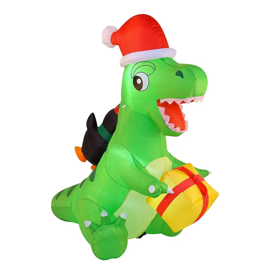Waterhan FCT4K369 6ft Tall Inflatable Exercise Ball Penguin Sleigh PVC Material 20kg Capacity All Seasons Packaging Christmas