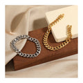 Hip Hop Fashionable Popular Chain Simple Stainless Steel Chains 18K Gold Plated Waterproof Jewelry YF5027