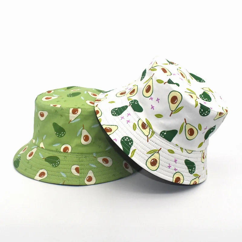 Goldfour New Arrivals Hawaii Summer Reversible Fisherman Cap Custom All Over Printed Fashion Bucket Hat